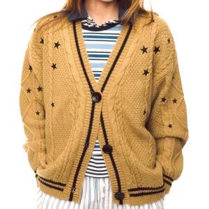 Taylor Swift Fearless Taylor's Version Brown Cardigan OFFICIAL sz XS / S NEW